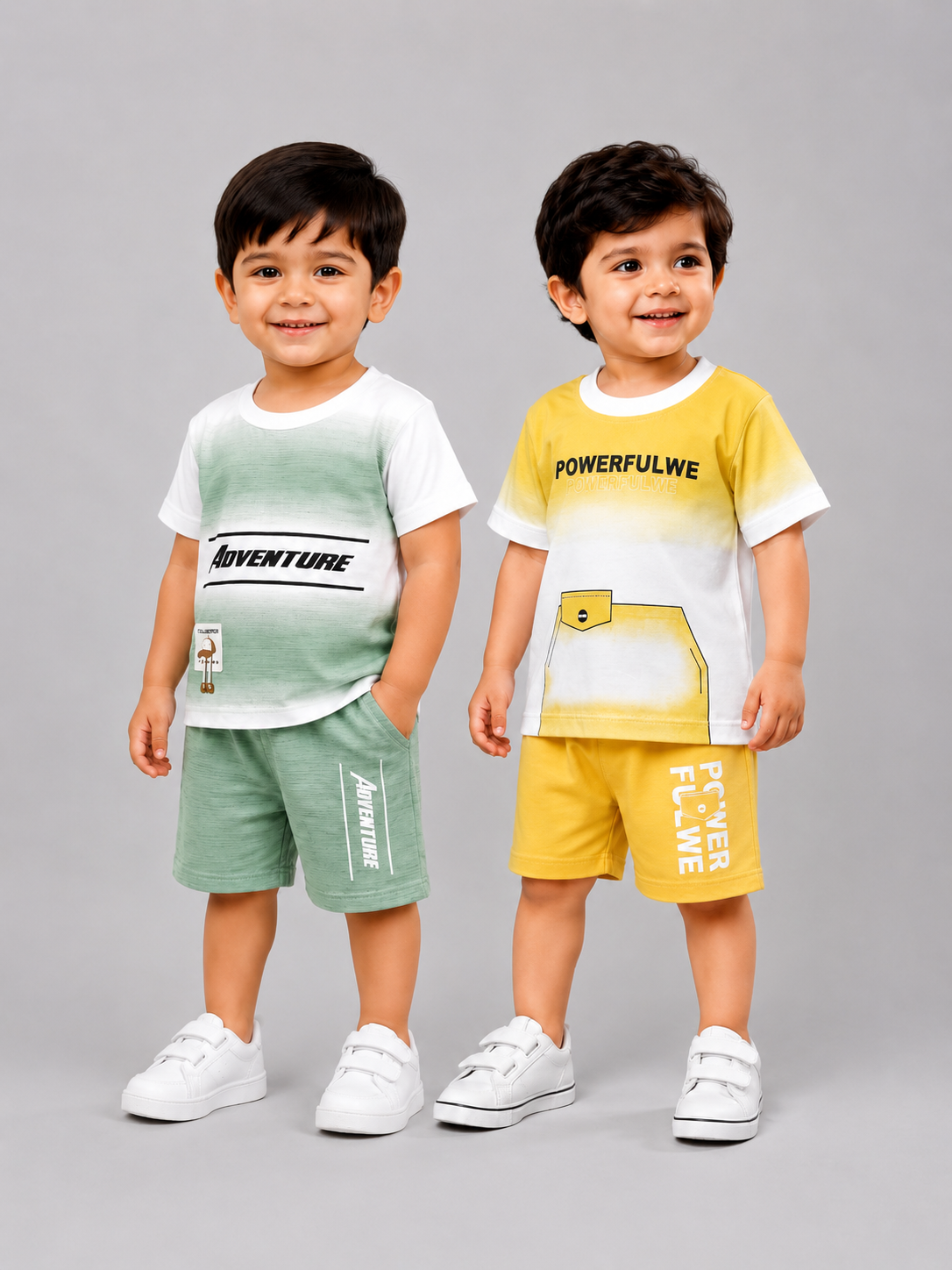 Boys Ombre Co-ord Set — Pack of