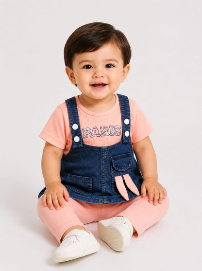 Girls Paris Denim — 3 Piece Outfit