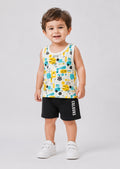 Boys Colours Tank Co-ord Set